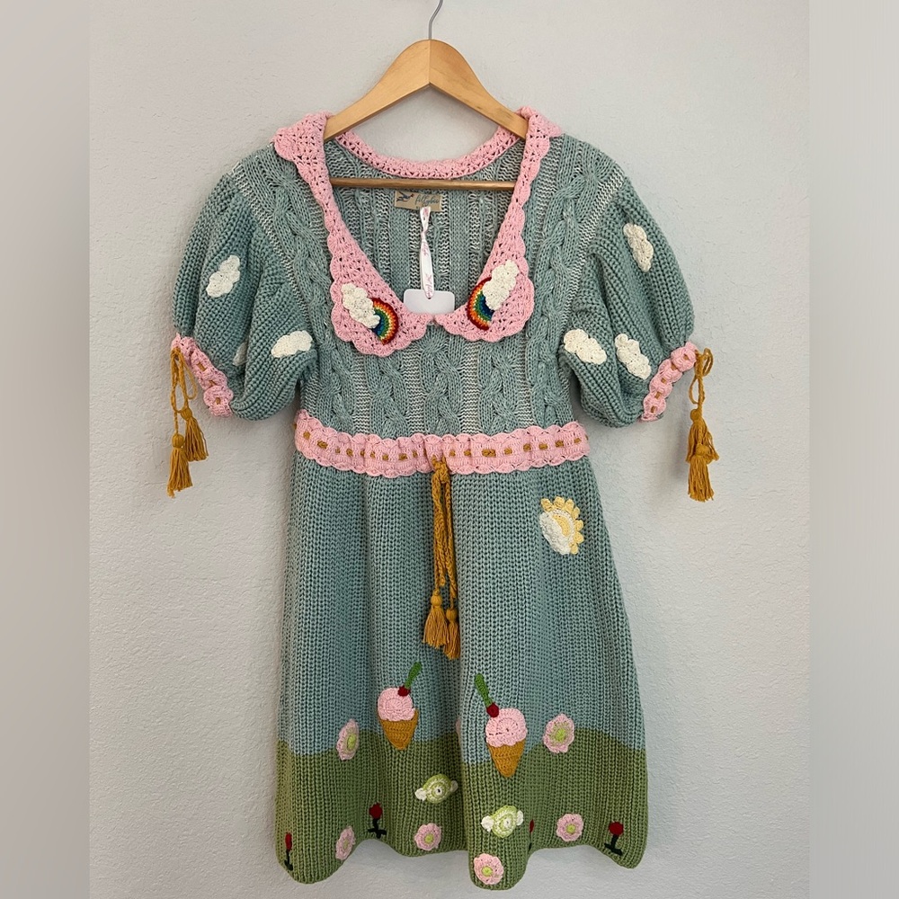 Fillyboo Crochet Mini Dress